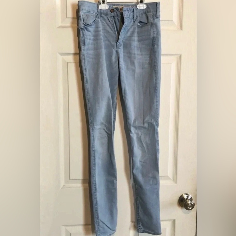 Hollister Super Skinny Women’s Size 0 High Rise Jeans 0R Regular GUC Y2K